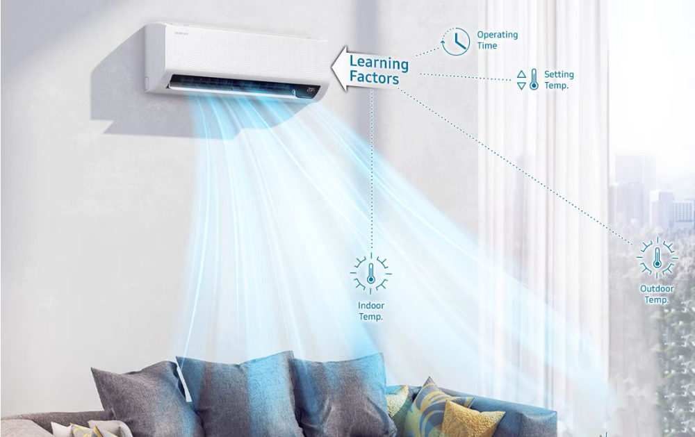 Klimatyzator Samsung WindFree COMFORT Wi-Fi 2,5kW 30 m2