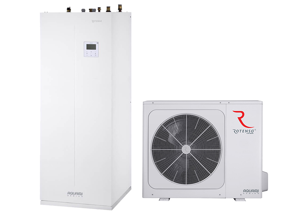 Pompa ciepła Rotenso Aquami All in Split Hydrobox Wi-Fi 8kW ze zbiornikiem CWU 190 litrów