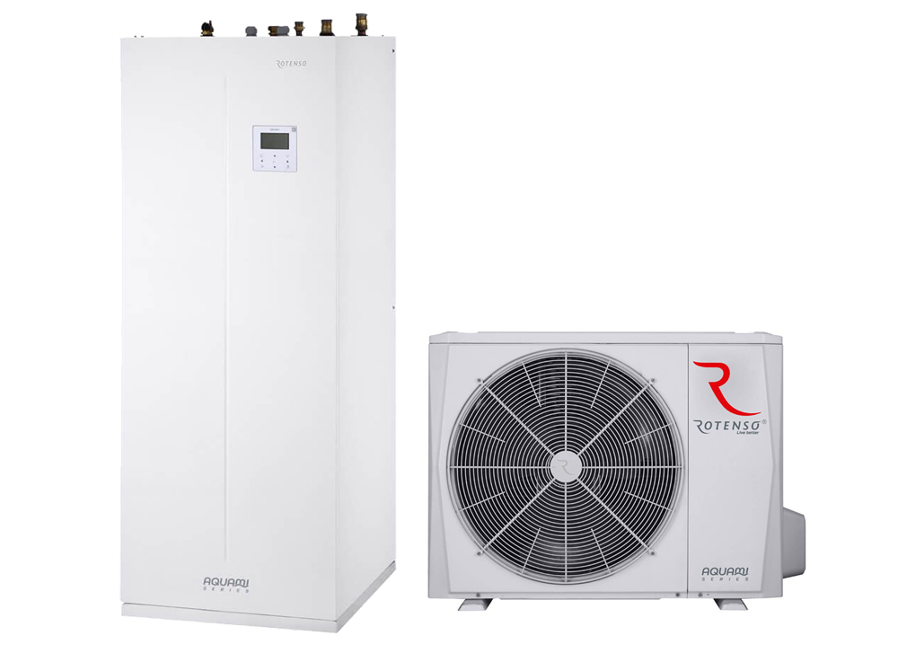 Pompa ciepła Rotenso Aquami All in Split Hydrobox Wi-Fi 6kW ze zbiornikiem CWU 190 litrów
